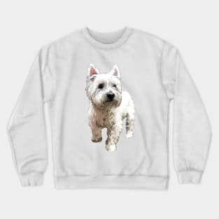 West Highland Terrier Cute Puppy Dog Crewneck Sweatshirt